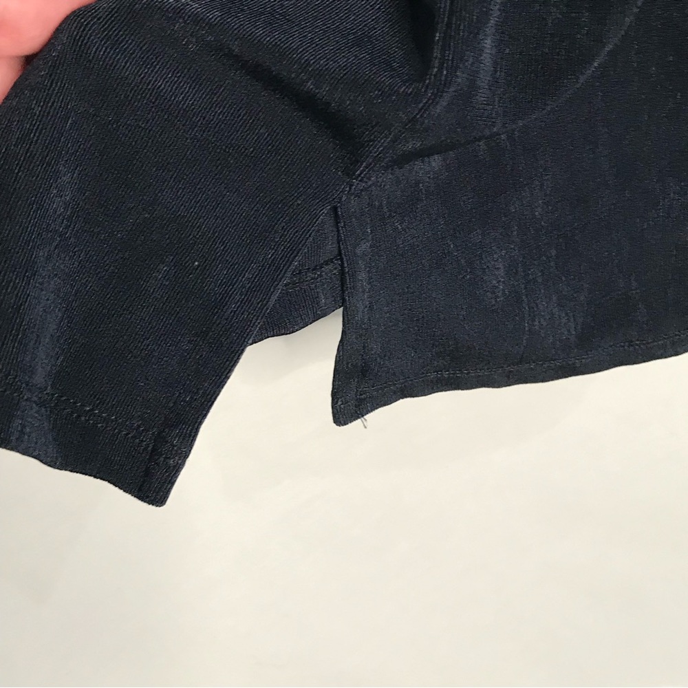 NWT Chico's Travelers Elbow Sleeve Off Shoulder Tunic Top Dark Blue Sz 3 (16/18) - Picture 5 of 15